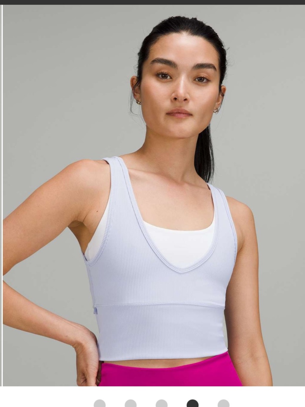 Lululemon Power Pivot Ribbed Tank Top
Pastel Blue - Picture 3 of 9